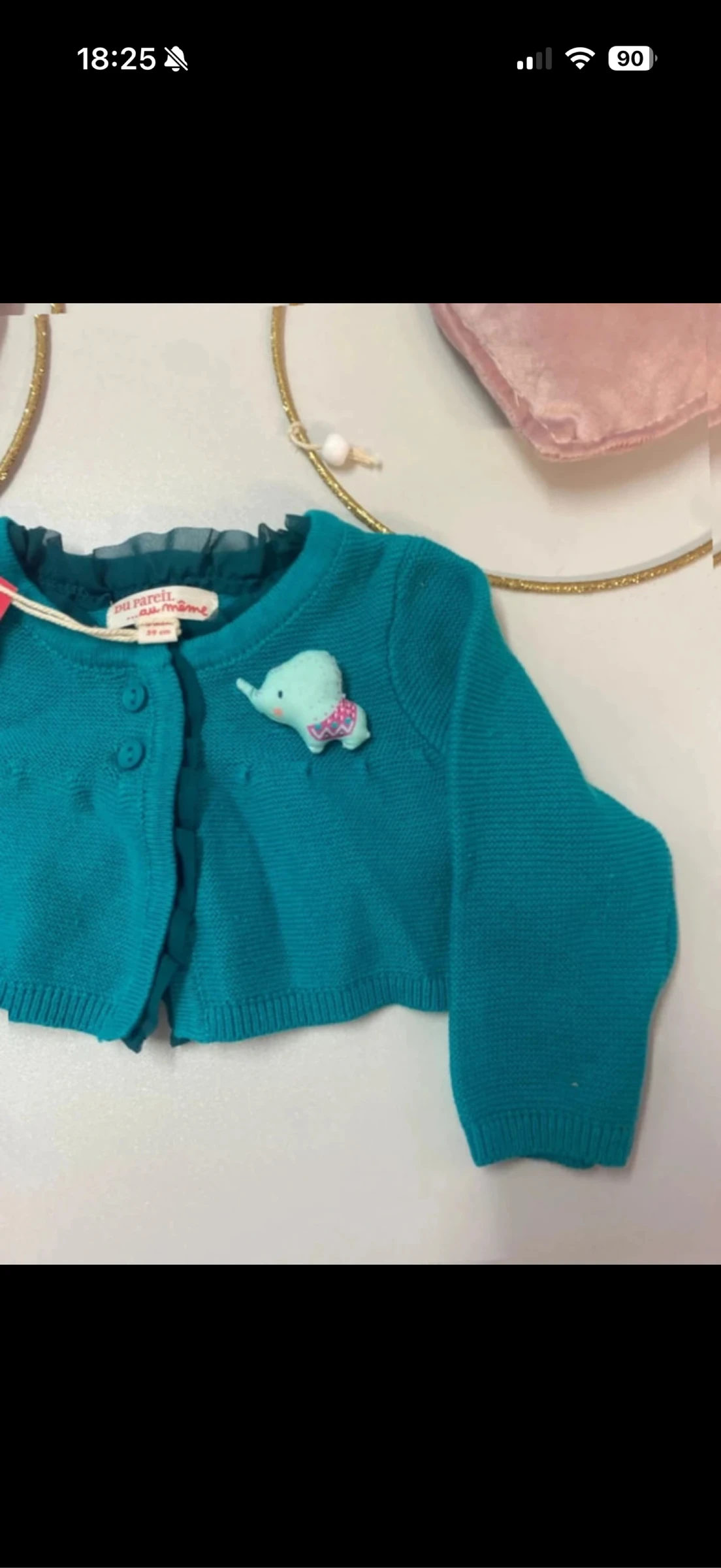 Bolero cardigan baby meisje - Nieuw - dpam - maat 3 maanden – photo 2